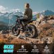 TST Electric Bike for Adults, 1500W Peak Motor 28 MPH 60/100 Miles Fat Tire Ebike with 48V 15Ah/25Ah Removable Battery, 20" Electric Dirt Bike Hydraulic Suspension and 7-Speed