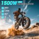 TST Electric Bike for Adults, 1500W Peak Motor 28 MPH 60/100 Miles Fat Tire Ebike with 48V 15Ah/25Ah Removable Battery, 20" Electric Dirt Bike Hydraulic Suspension and 7-Speed