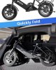 DYU Electric Bike for Adults Teens, Folding Electric Bicycle,Commuter City E-Bike with 350W Motor and 36V 7.8Ah Battery,3 Levels Assist, Dual Disc Brakes