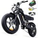 F6/F6S/F6PRO Electric Bike for Adults with NFC & Password Unlock, 5000/2000/1500W, 50/40/33MPH, 60V 30Ah, 48V 15/25Ah E-Bike, 100-60 Miles Electric Motorcycle, 20" Fat Tire Electric Dirt Bike